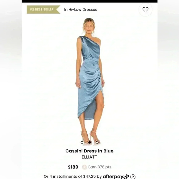 Elliatt Cassini Dress in Blue - Picture 2 of 6